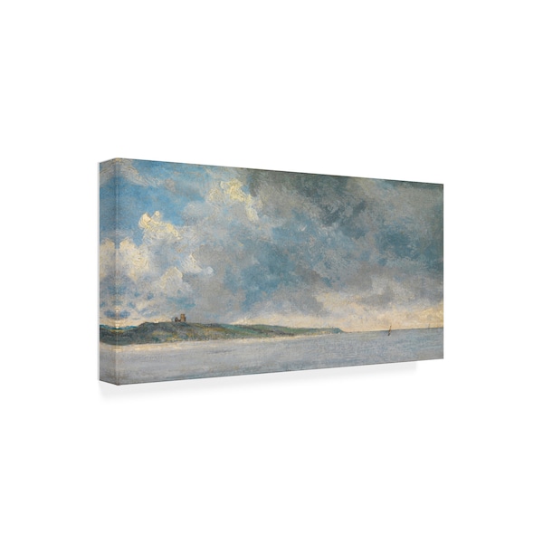 Constable 'Coastal Scene With Cliffs' Canvas Art,16x32